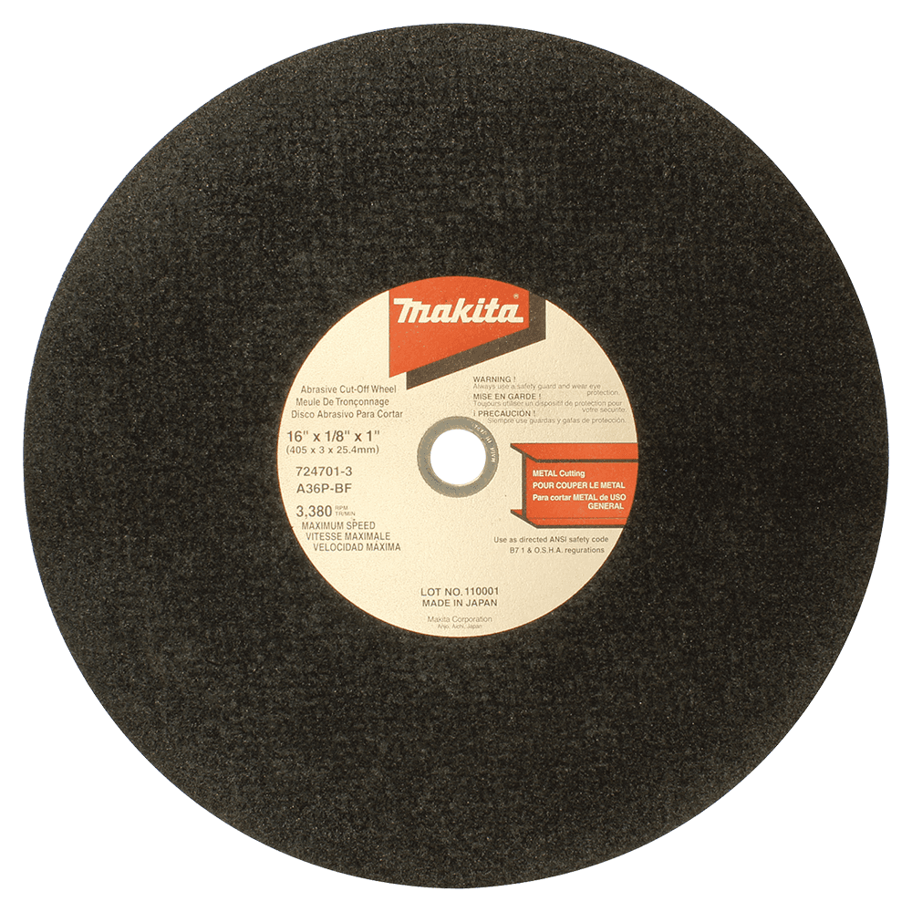 16" Cut-Off Wheel (5/Pack) Main - Image