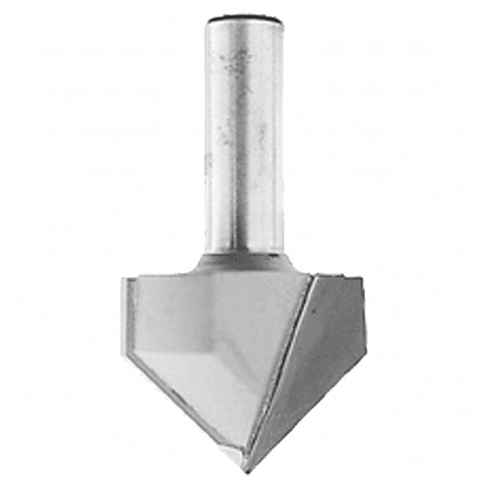 3/8" x 1-5/8" V-Groove Router Bit, 2-Flute, 1/4" Shank Main - Image