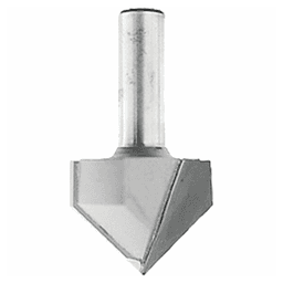 3/8" x 1-5/8" V-Groove Router Bit, 2-Flute, 1/4" Shank Main - Image