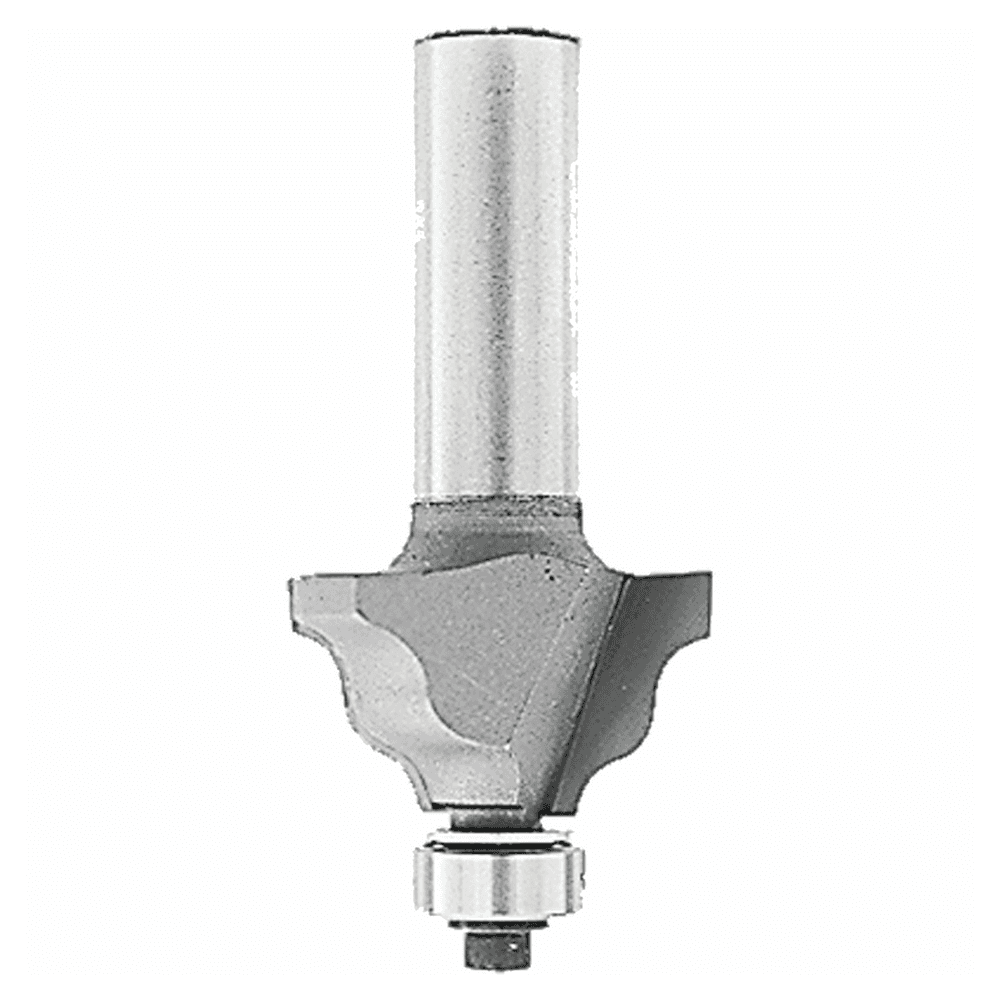 1-1/4" x 5/32" Radius Wavy Edge Router Bit, 2 Flute, 1/4" Shank Main - Image