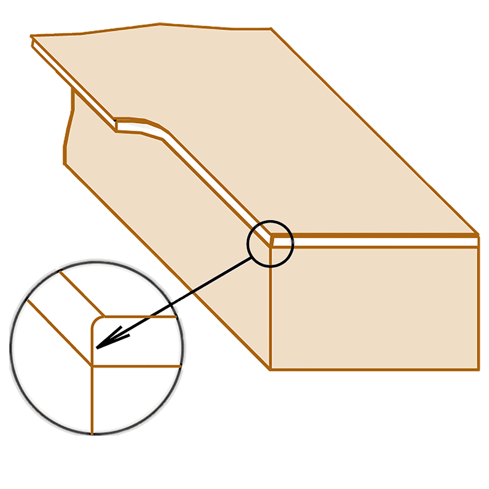 1-7/8" No File Trim Router Bit, 1/4" Shank Alt 2 - Image