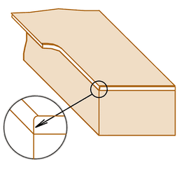 1-7/8" No File Trim Router Bit, 1/4" Shank Alt 2 - Image