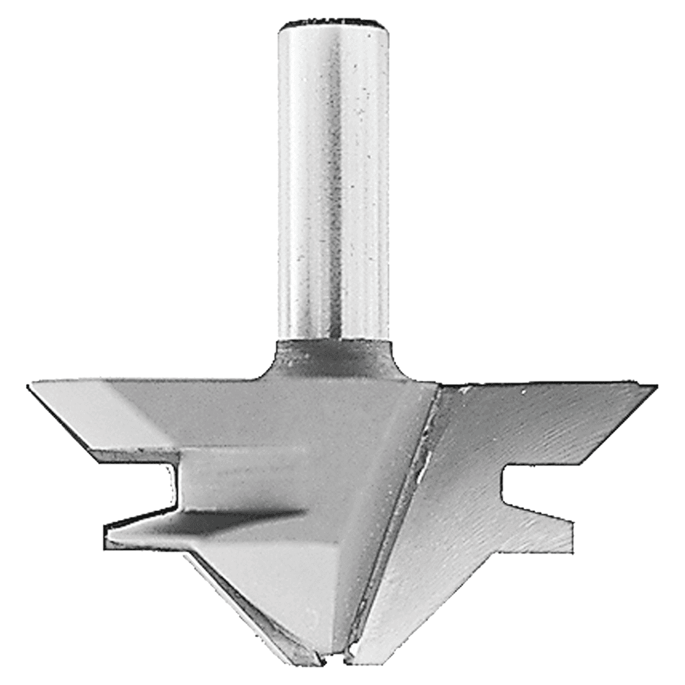 2-11/16" x 45° Lock Miter Router Bit, 2-Flute, 1/2" Shank Main - Image