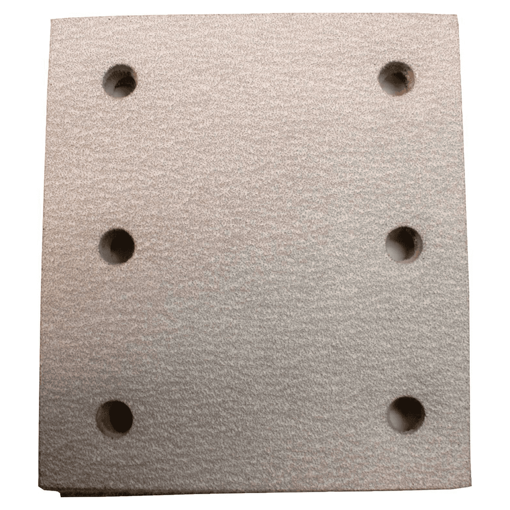 4-1/2" x 4-1/2" 80 Grit Aluminum Oxide Abrasive Sheet (5/Pack) Main - Image