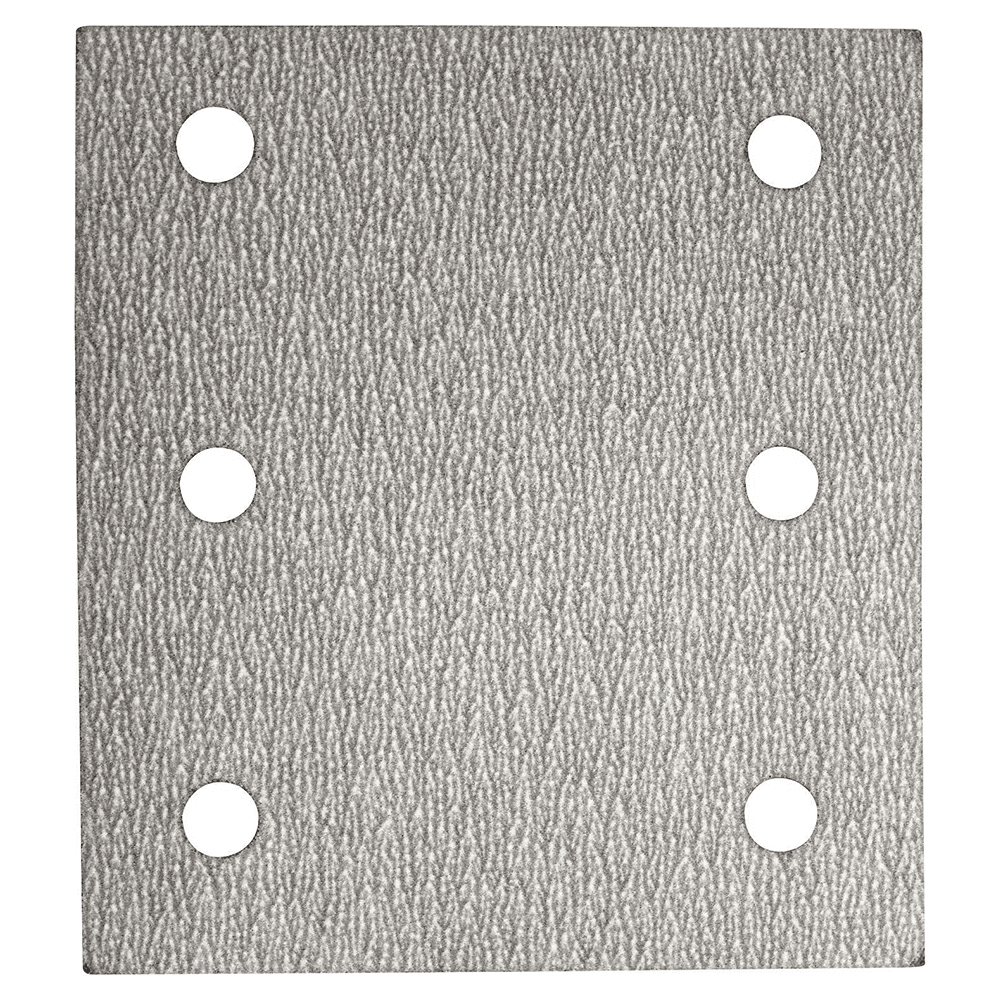 4-1/2" x 4-1/2" 320 Grit Aluminum Oxide Abrasive Sheet (5/Pack) Main - Image