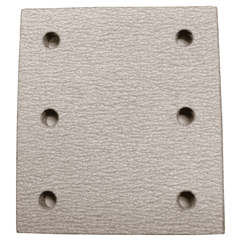 4-1/2" x 4-1/2" 150 Grit Aluminum Oxide Abrasive Sheet (5/Pack) Main - Image