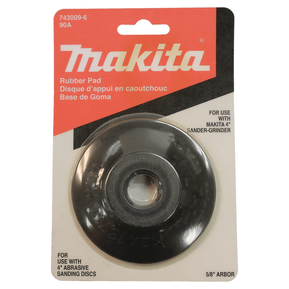 4" Rubber Backing Pad Alt 1 - Image