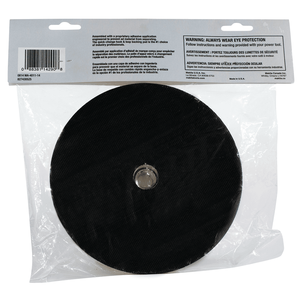 7" Hook/Loop Backing Pad Alt 4 - Image