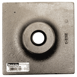 8" x 8" Tamper Plate, 1-1/8" Hex Main - Image