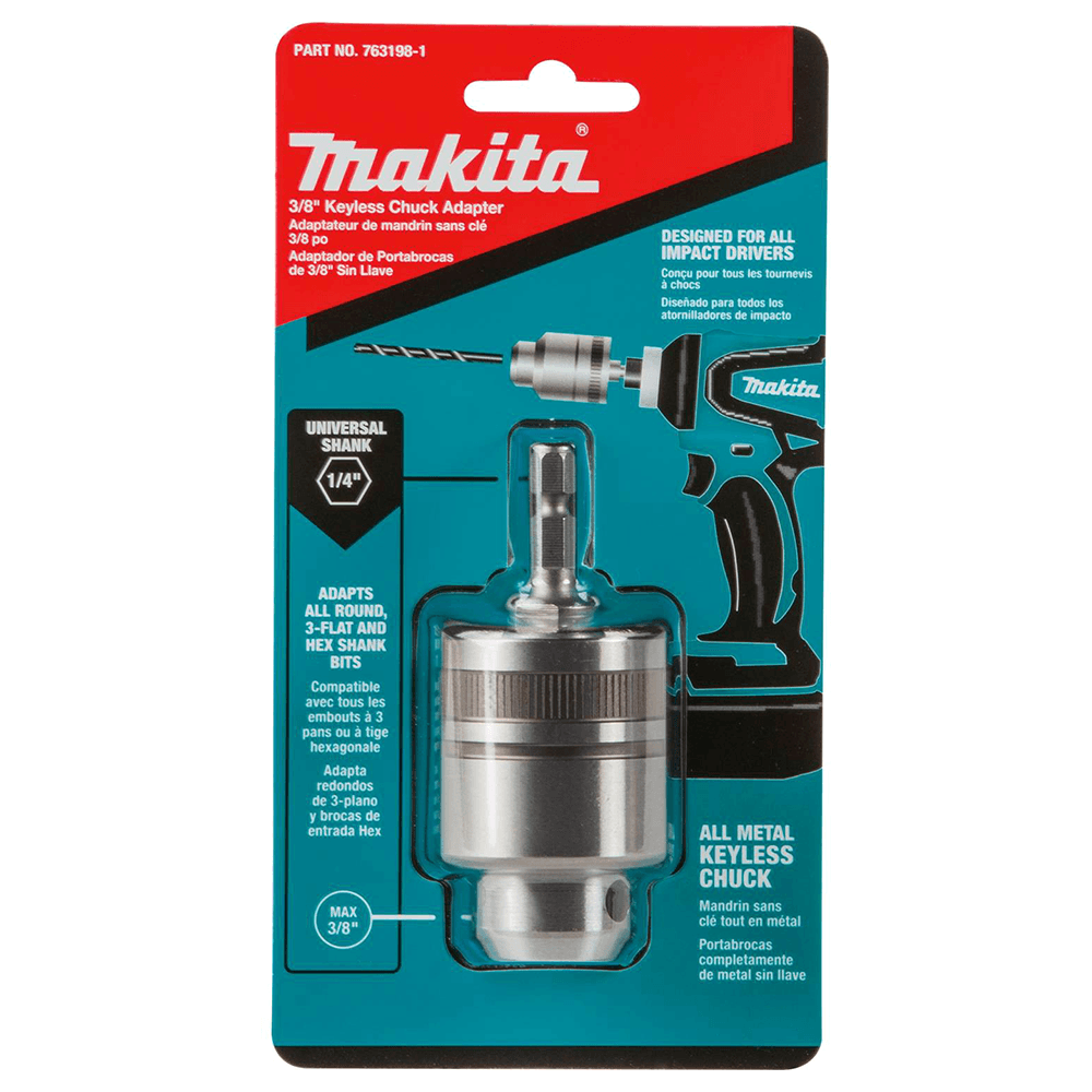3/8" Keyless Chuck Adapter Alt 1 - Image