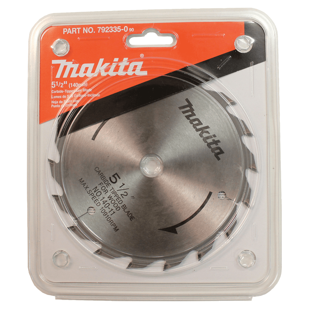 5-1/2" x 18 Teeth Cross-Cut/Plunge/Rip Circular Saw Blade Alt 1 - Image