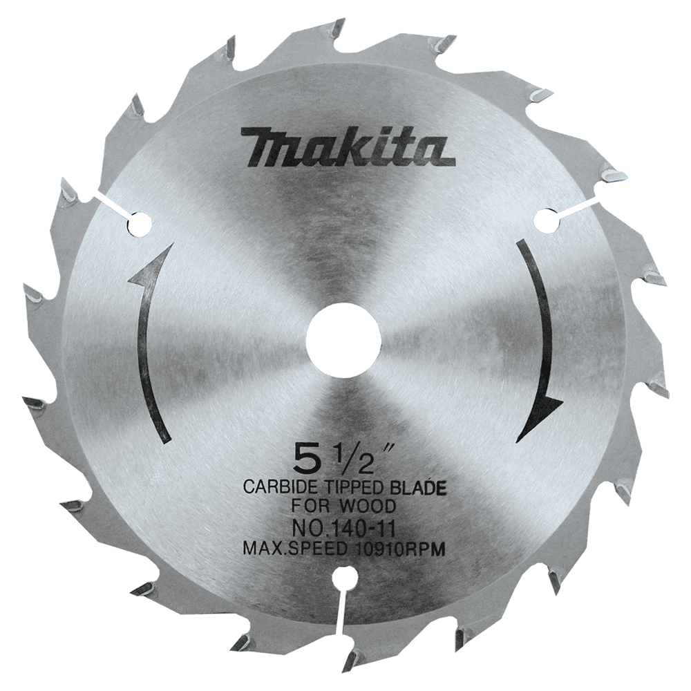 5-1/2" x 18 Teeth Cross-Cut/Plunge/Rip Circular Saw Blade Main - Image