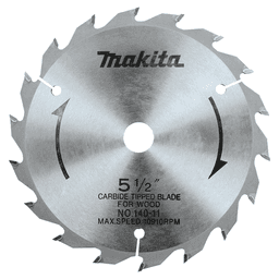 5-1/2" x 18 Teeth Cross-Cut/Plunge/Rip Circular Saw Blade Main - Image