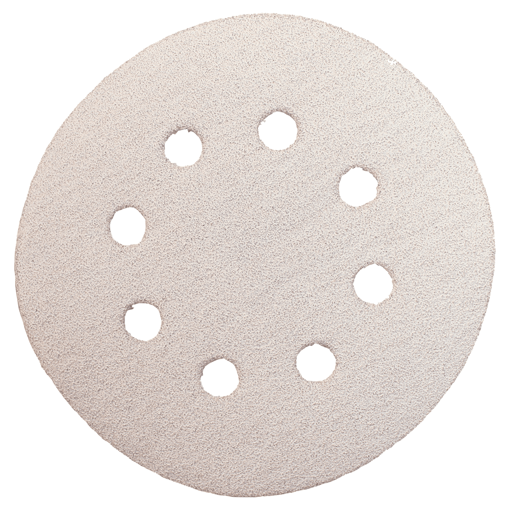 5" Hook/Loop 60 Grit Abrasive 8 Holes Sanding Disc, Aluminum Oxide on Paper (50/Pack) Main - Image