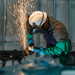 5" Paddle Switch Angle Grinder Alt 8 - Image