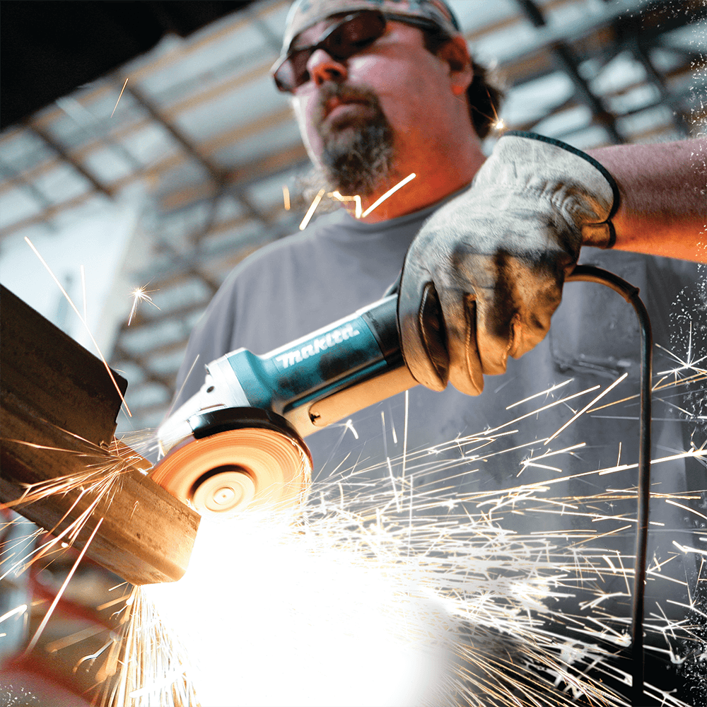4-1/2" SJS High-Power Paddle Switch Angle Grinder Alt 1 - Image