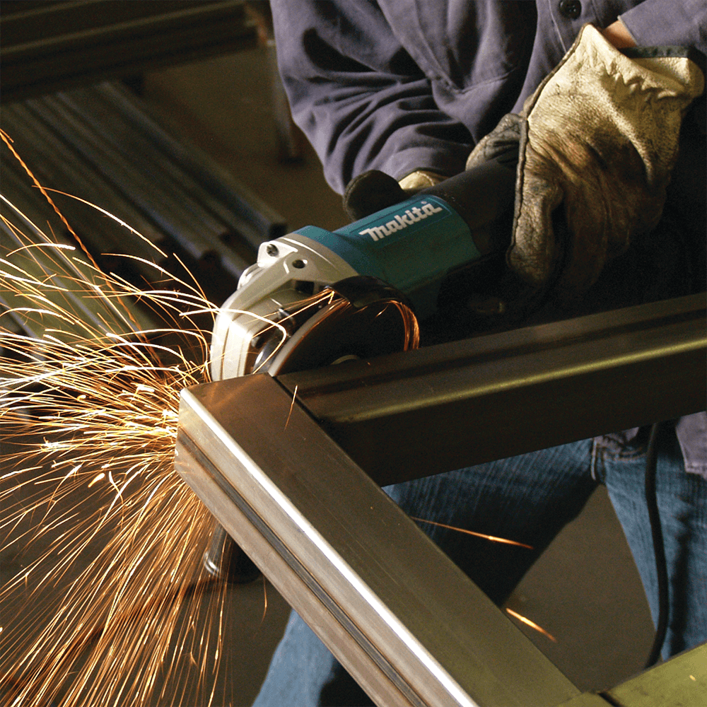 4-1/2" SJS High-Power Paddle Switch Angle Grinder Alt 3 - Image