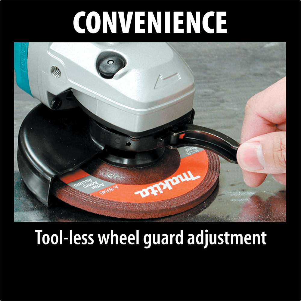 4-1/2" SJS High-Power Paddle Switch Angle Grinder Alt 7 - Image