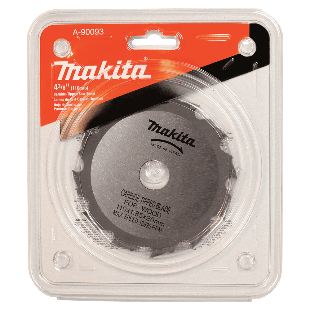 4-3/8" x 12 Teeth Cross-Cut/Plunge/Rip Circular Saw Blade Alt 1 - Image