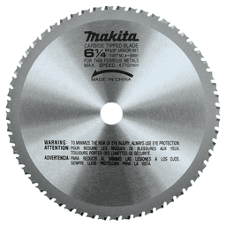 6-1/4" x 56 Teeth Cross-Cut Saw Blade Main - Image
