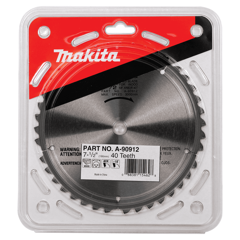 7-1/2" x 40 Teeth Carbide-Tipped Miter Saw Blade Alt 1 - Image