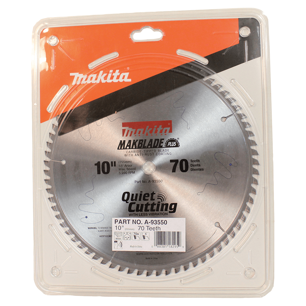 10" x 70 Teeth Micro Polished Miter Saw Blade Alt 1 - Image