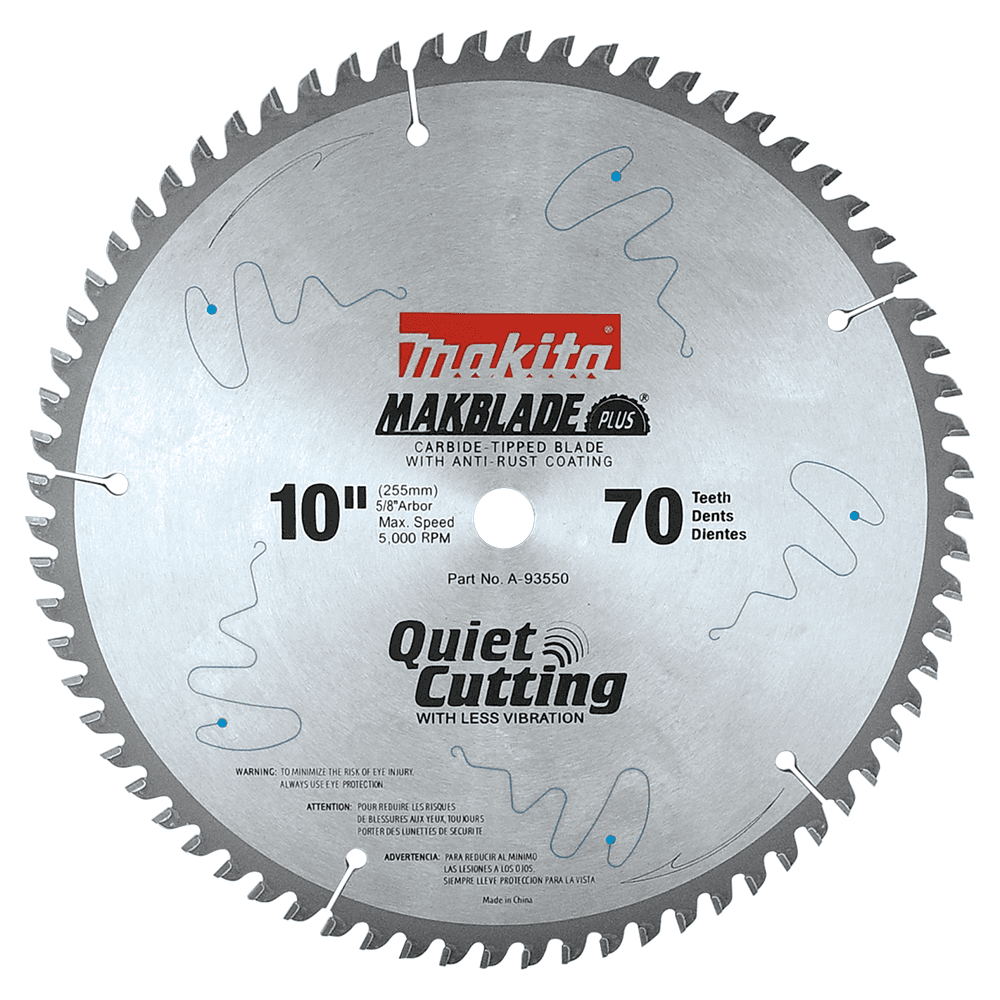 10" x 70 Teeth Micro Polished Miter Saw Blade Main - Image