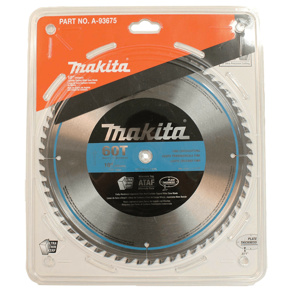 10" x 60 Teeth True Cut Micro-Polished Miter Saw Blade Alt 1 - Image
