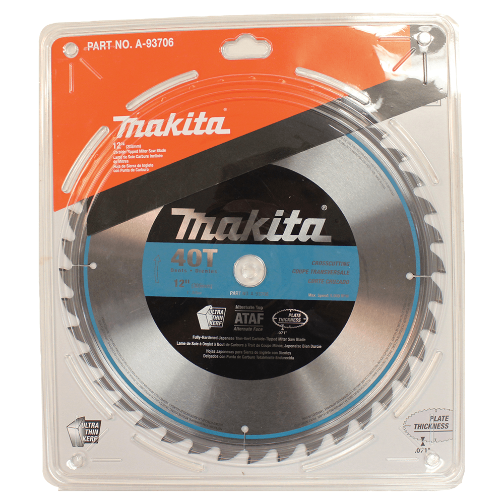 12" x 40 Teeth Micro-Polished Miter Saw Blade Alt 1 - Image