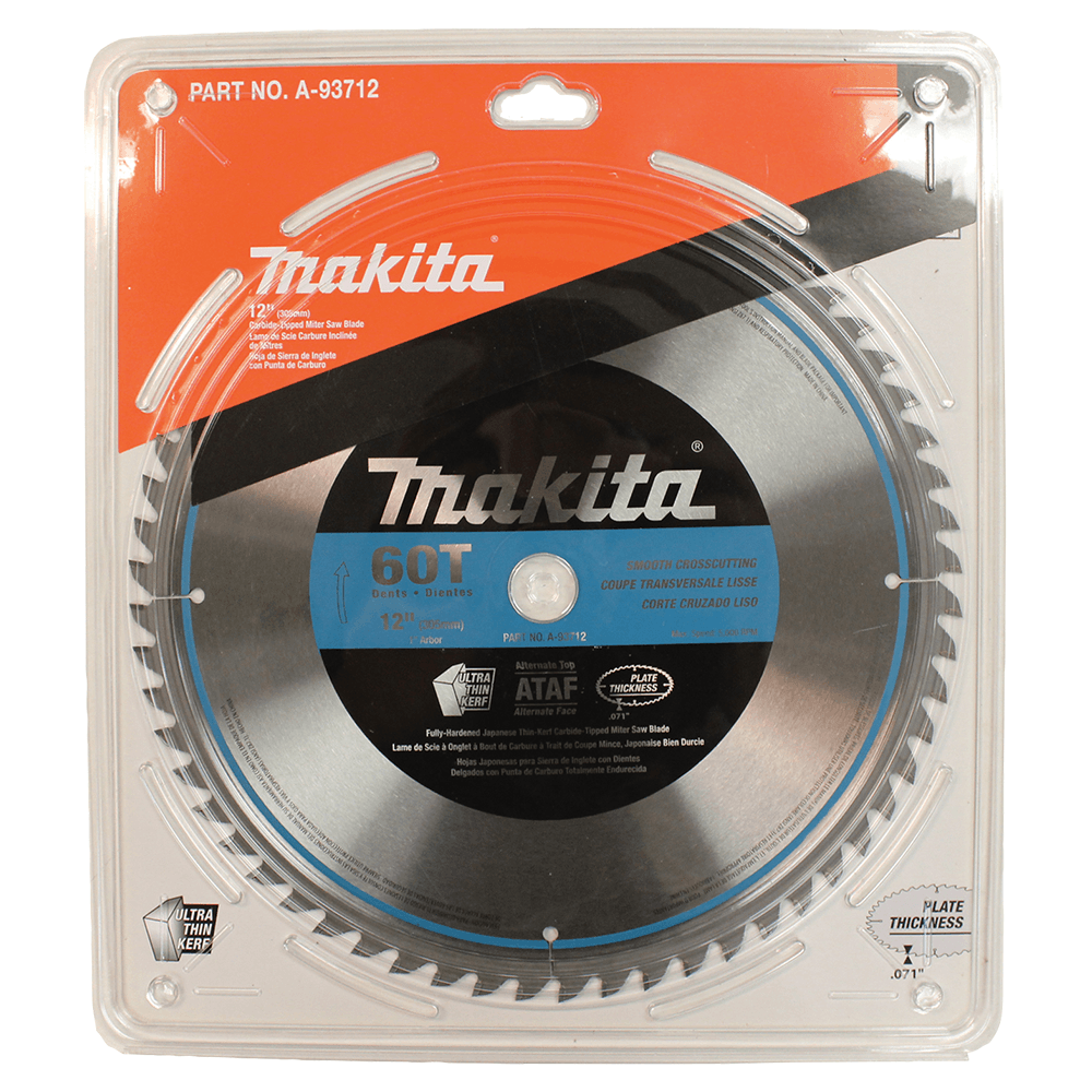 12" x 60 Teeth Micro-Polished Miter Saw Blade Alt 1 - Image