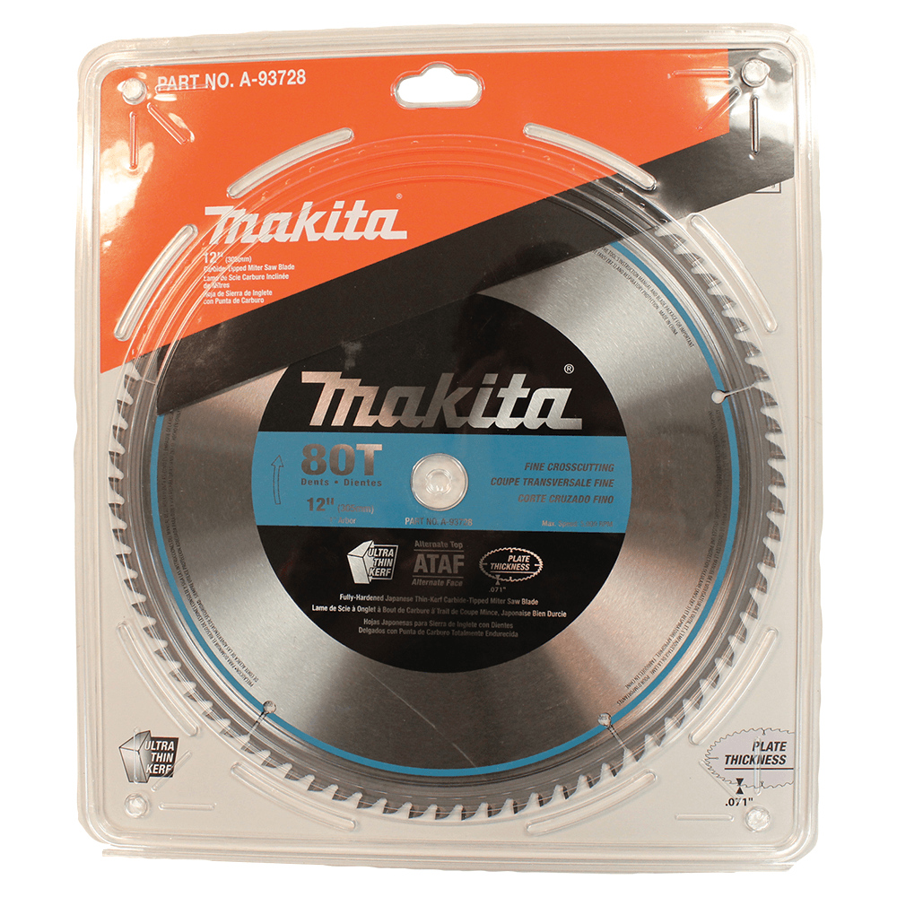 12" x 80 Teeth Micro-Polished Miter Saw Blade Alt 1 - Image