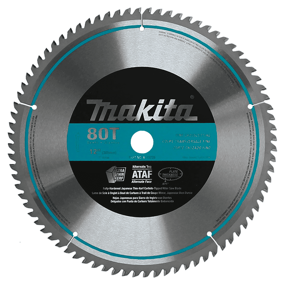 12" x 80 Teeth Micro-Polished Miter Saw Blade Main - Image
