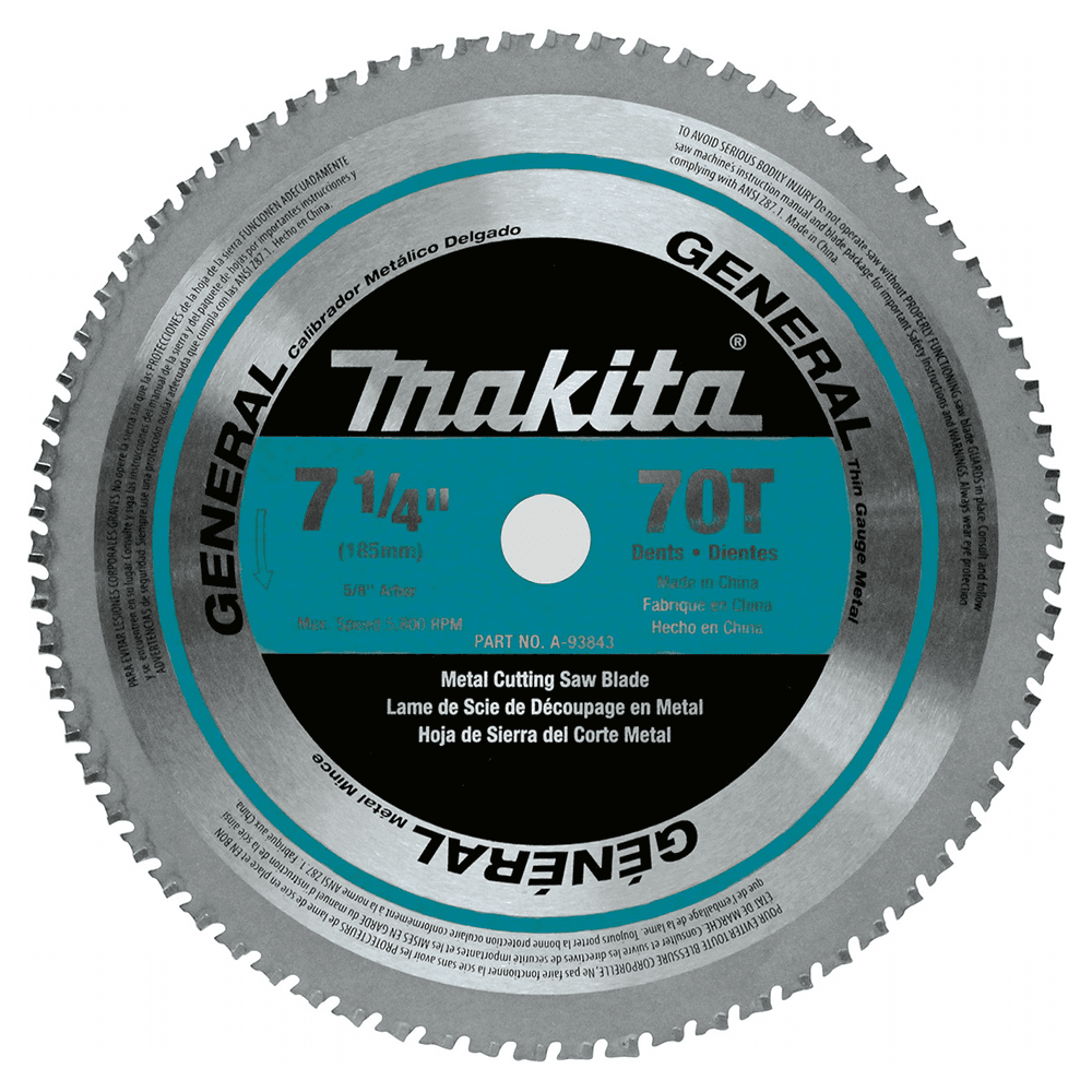 7-1/4" x 70 Teeth Cross-Cut Saw Blade Main - Image