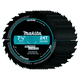 7-1/4" x 24 Teeth Carbide-Tipped Ultra-Coated Circular Saw Blade (10/Pack) Alt 1 - Image