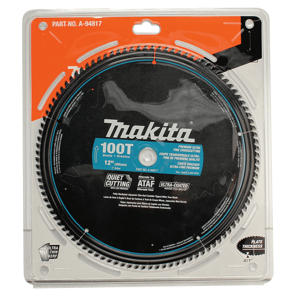 12" x 100 Teeth Ultra-Coated Miter Saw Blade Alt 1 - Image