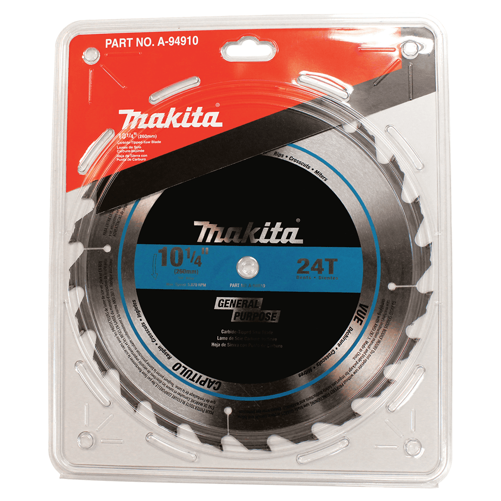 10-1/4" x 24 Teeth Cross-Cut/Rip Circular Saw Blade Alt 1 - Image
