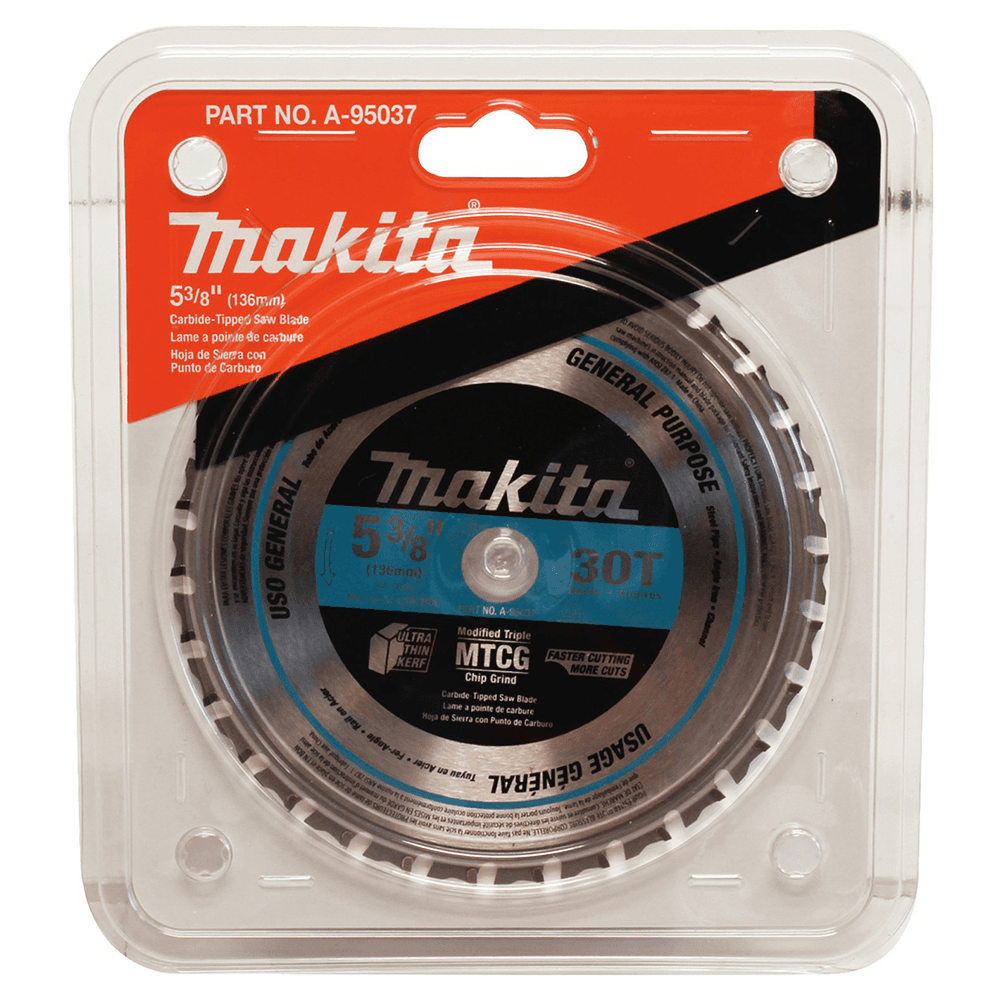 5-3/8" x 30 Teeth General Purpose Cross-Cut Saw Blade Alt 1 - Image