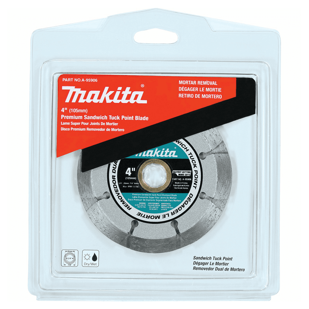 4" Dual Sandwich Diamond Tuck Point Blade Alt 1 - Image
