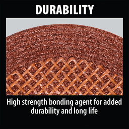 4-1/2" Inox 36 Grit Grinding Wheel, Aluminum Oxide Alt 9 - Image