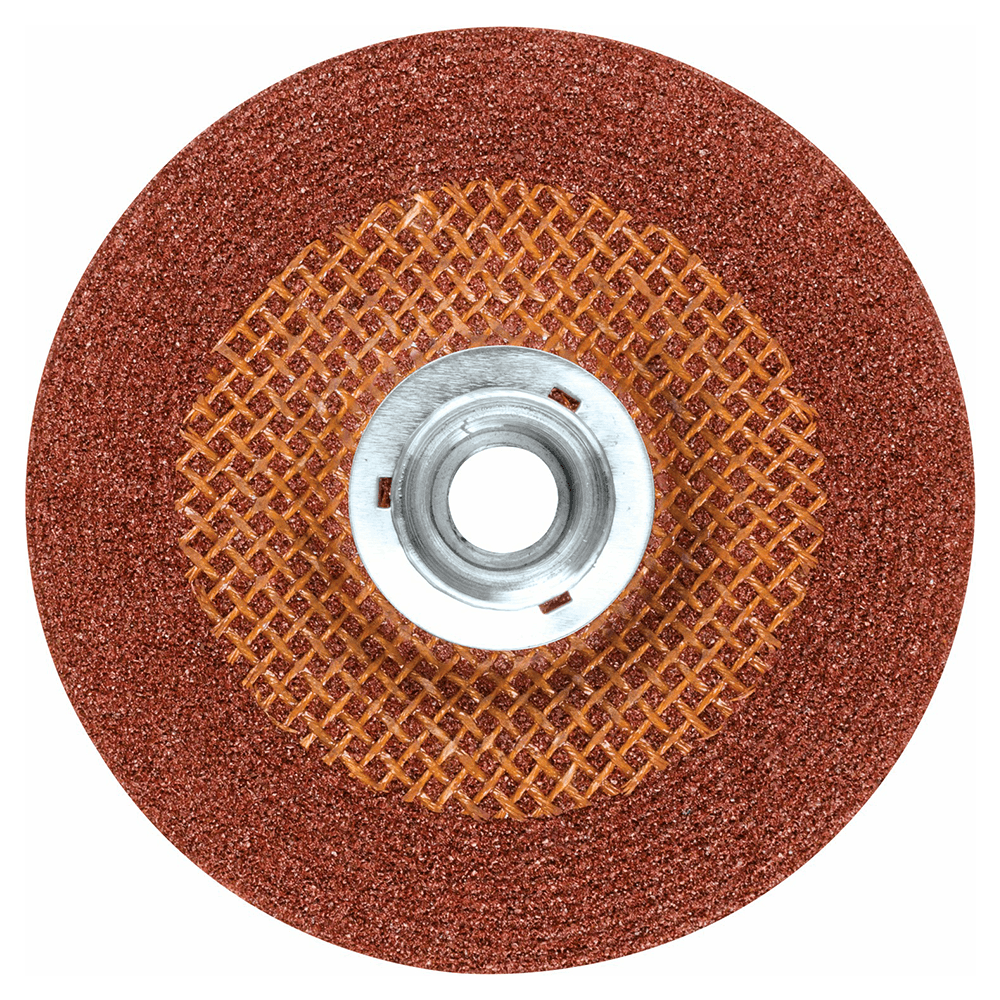 5" Hubbed Inox 36 Grit Grinding Wheel, Aluminum Oxide Alt 1 - Image