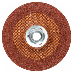 5" Hubbed Inox 36 Grit Grinding Wheel, Aluminum Oxide Alt 1 - Image
