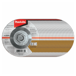 5" Hubbed Inox 36 Grit Grinding Wheel, Aluminum Oxide (25/Pack) Main - Image