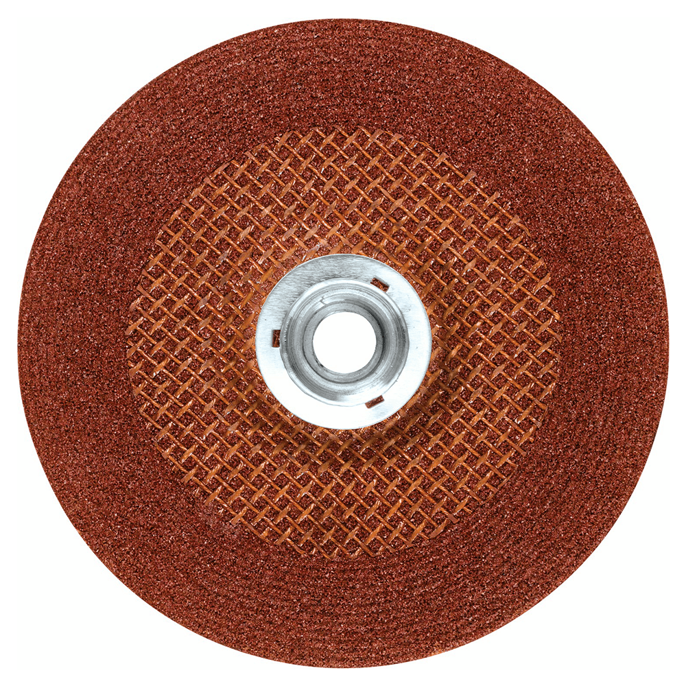 6" Hubbed Inox 36 Grit Grinding Wheel, Aluminum Oxide Alt 1 - Image