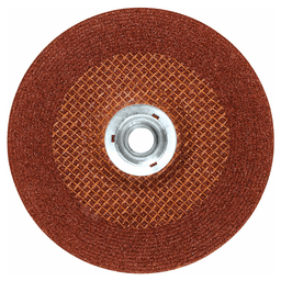 6" Hubbed Inox 36 Grit Grinding Wheel, Aluminum Oxide Alt 1 - Image