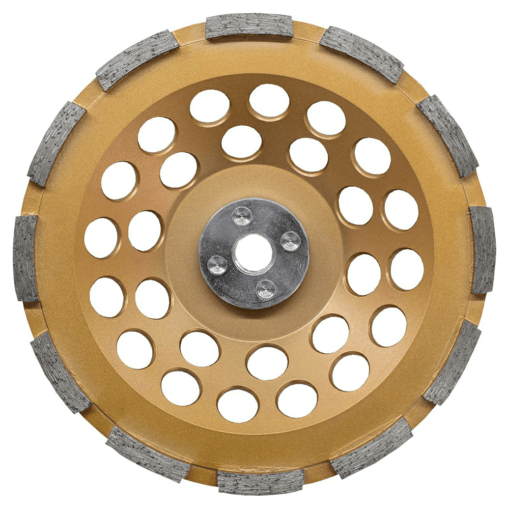 7" Low-Vibration Single Row Diamond Cup Wheel Main - Image