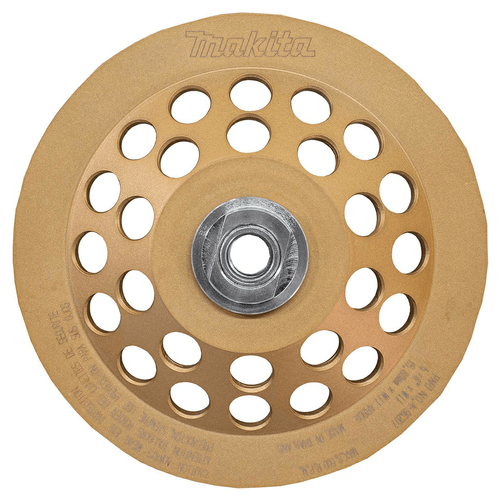 7" Low-Vibration Double Row Diamond Cup Wheel Alt 1 - Image