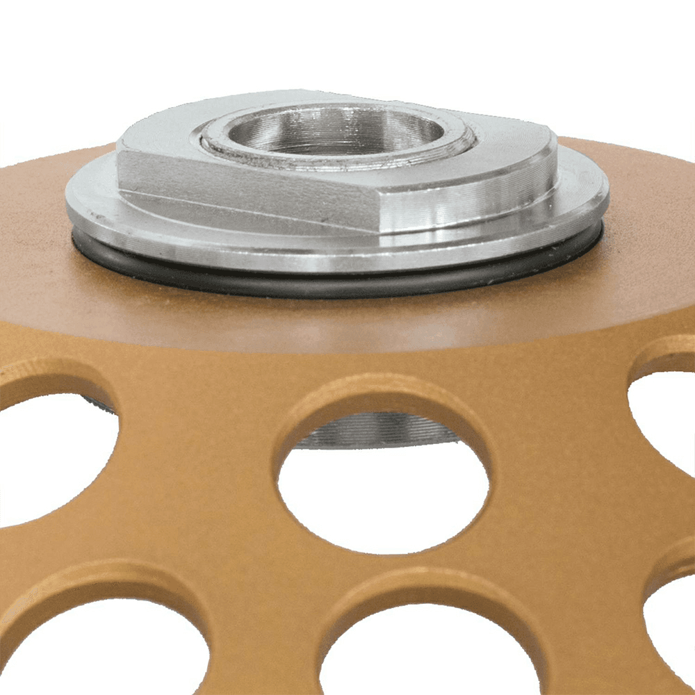 7" Low-Vibration Double Row Diamond Cup Wheel Alt 3 - Image