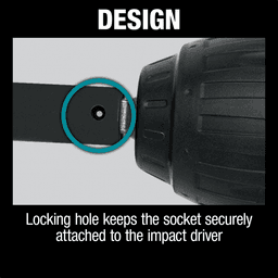 1/2" Deep Well SAE Impact Socket, 1/2" Drive Alt 6 - Image