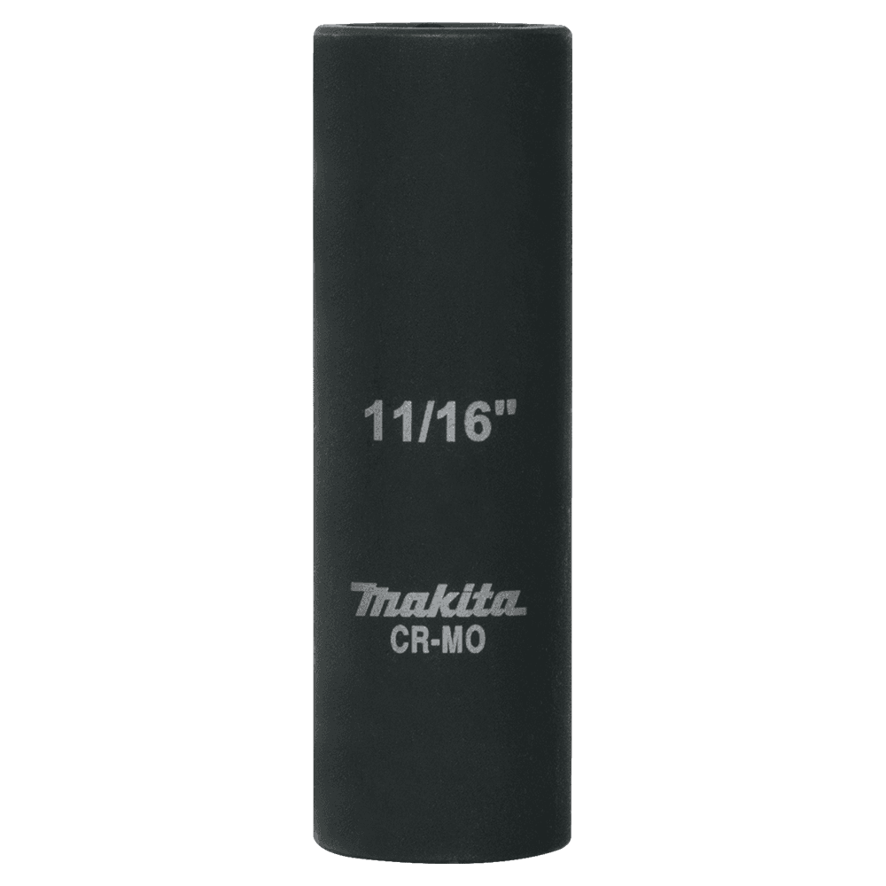 11/16" Deep Well SAE Impact Socket, 1/2" Drive Main - Image