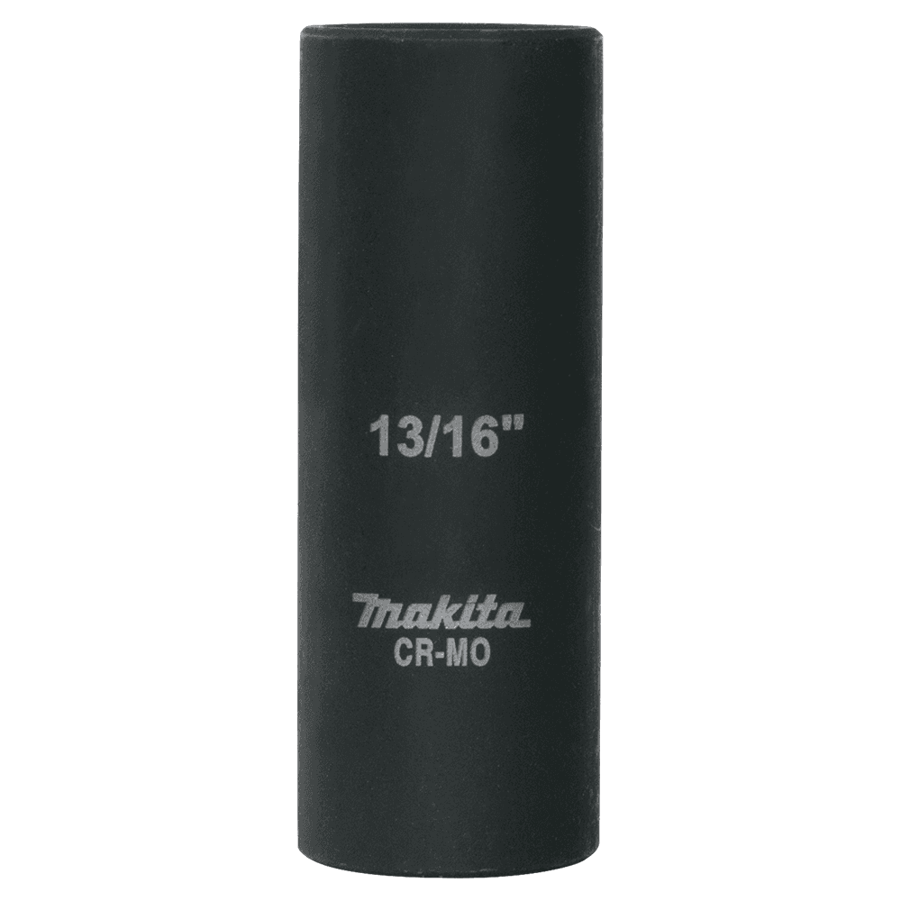 13/16" Deep Well SAE Impact Socket, 1/2" Drive Main - Image